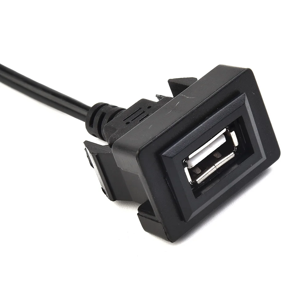 Car Dashboard Flush Mount USB 2.0 Port Panel Male To Female Plastic Extension Cable Adapter For Toyota Hilux Vigo Fortuner 04-12
Car Dashboard Flush Mount USB 2.0 Port Panel Male To Female Plastic Extension Cable Adapter For Toyota Hilux Vigo Fortuner 04-12
