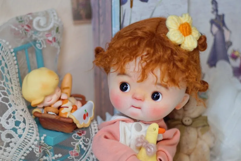 Парик для шарнирной куклы Qbaby Amydoll, парик Blythe Bjd из искусственной шерсти для пляжа, подходит для 1/6, 1/4, 1/3, 9-11 дюймов, голова большого размера, парик DianDian
Парик для шарнирной куклы Qbaby Amydoll, парик Blythe Bjd из искусственной шерсти для пляжа, подходит для 1/6, 1/4, 1/3, 9-11 дюймов, голова большого размера, парик DianDian