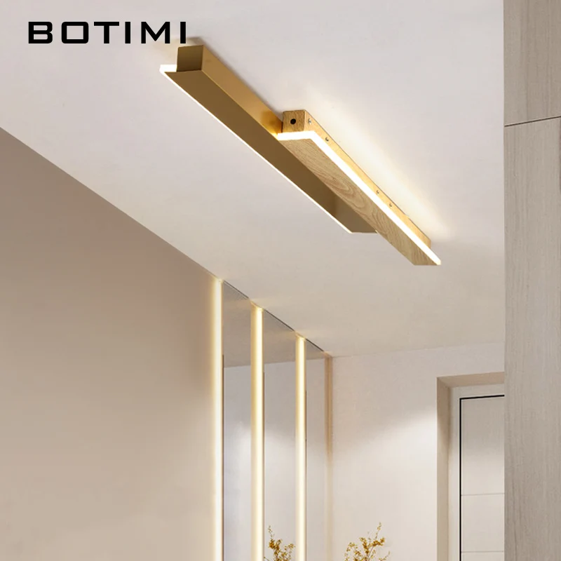 BOTIMI Nordic Ceiling Lamp For Corridor Modern Ceiling Lights Imitation Wood Grain Long Surface Mounted Interior Luminairs
BOTIMI Nordic Ceiling Lamp For Corridor Modern Ceiling Lights Imitation Wood Grain Long Surface Mounted Interior Luminairs