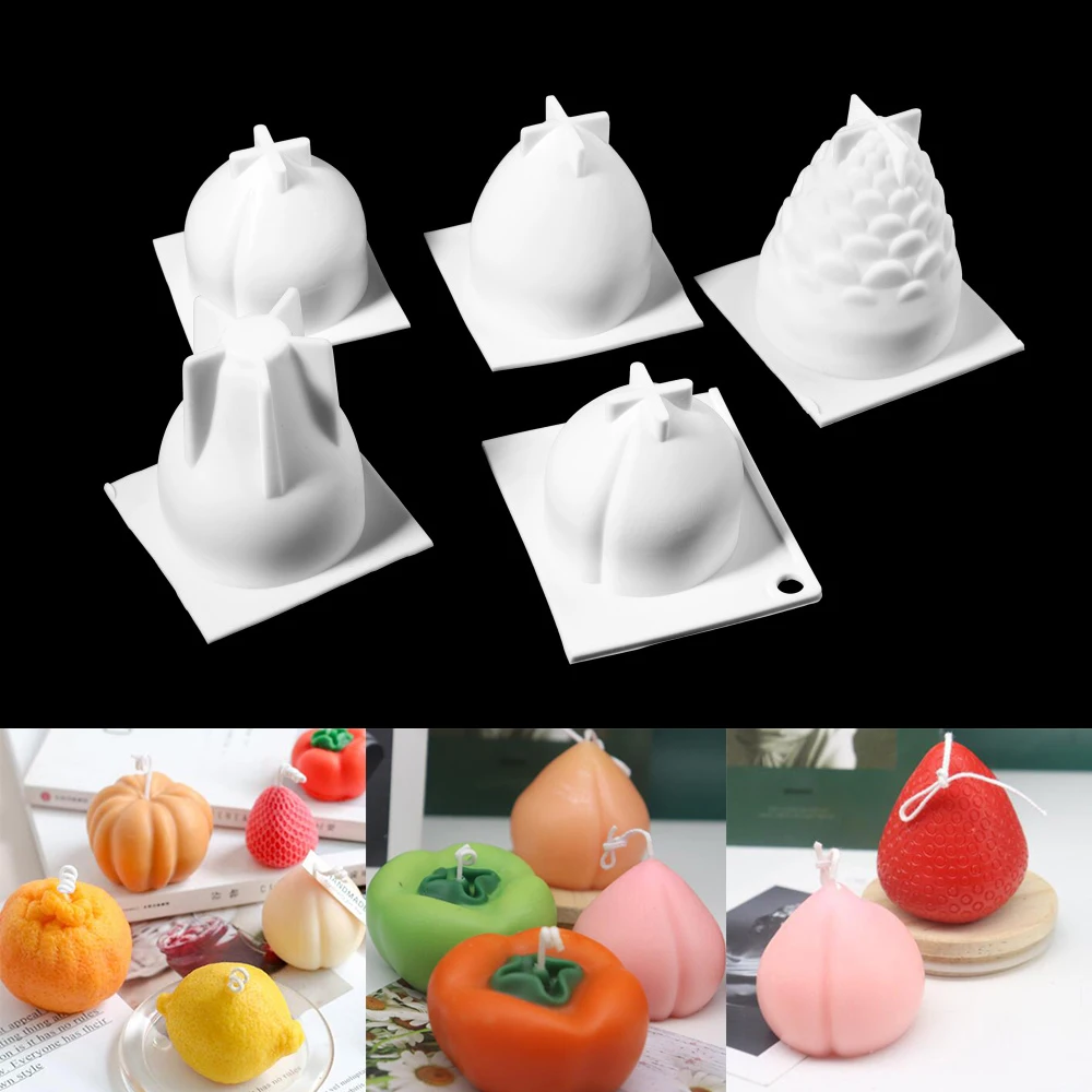 3D Fruit Silicone Mould Fondant Chocolate Jelly Making Cake Tool Decoration Mold Oven Steam Available DIY Clay Resin Art
3D Fruit Silicone Mould Fondant Chocolate Jelly Making Cake Tool Decoration Mold Oven Steam Available DIY Clay Resin Art
