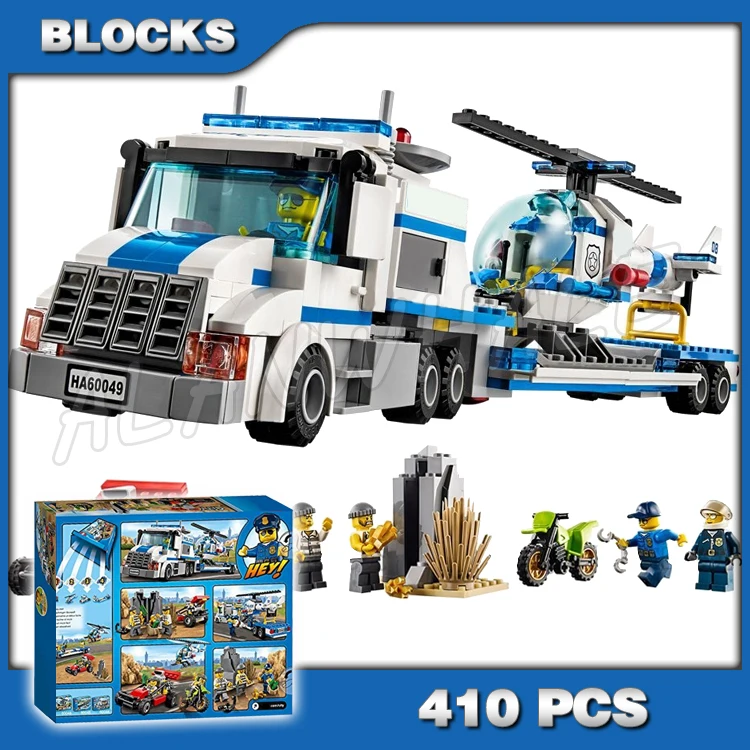 410pcs Urban Cop Helicopter Transporter Dirt Bike Dune Buggy Rock Hideout 10422 Building Blocks Toy Bricks Compatible with Model
410pcs Urban Cop Helicopter Transporter Dirt Bike Dune Buggy Rock Hideout 10422 Building Blocks Toy Bricks Compatible with Model