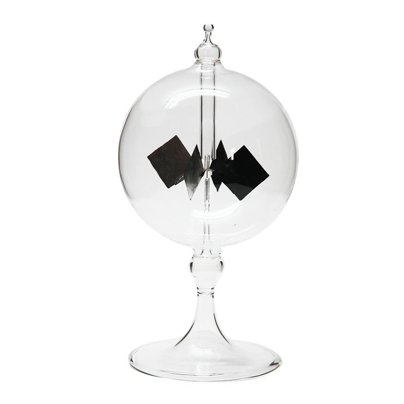 JHD-Solar Crookes Radiometer Glass Windmill Handmade Toy For Party Home Decoration Gift Transparent
JHD-Solar Crookes Radiometer Glass Windmill Handmade Toy For Party Home Decoration Gift Transparent