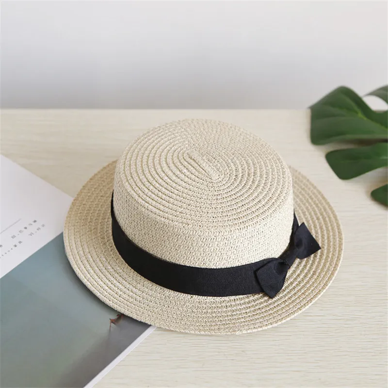 2019 Fashion Summer Parent-child Beach Hat Female Casual Panama Hat Lady Brand Women Flat brim Bowknot Straw cap girls Sun Hat
2019 Fashion Summer Parent-child Beach Hat Female Casual Panama Hat Lady Brand Women Flat brim Bowknot Straw cap girls Sun Hat