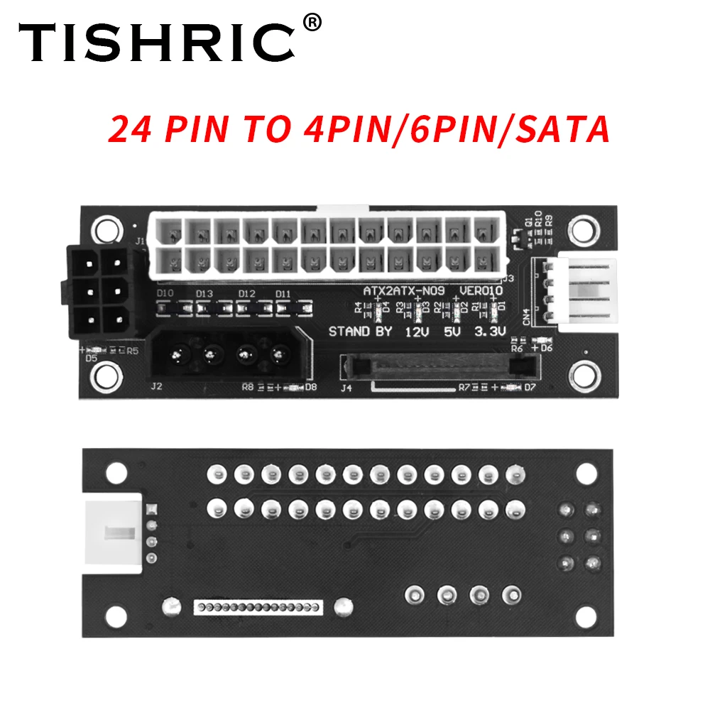 Блочный СИНХРОНИЗАТОР для ПК TISHRIC 3 PSU, адаптер питания Add3psu ATX, 24 контакта, 4 контакта, SATA, 6 контактов, синхронная Райзер-карта для майнинга, 10 ш...
Блочный СИНХРОНИЗАТОР для ПК TISHRIC 3 PSU, адаптер питания Add3psu ATX, 24 контакта, 4 контакта, SATA, 6 контактов, синхронная Райзер-карта для майнинга, 10 ш...