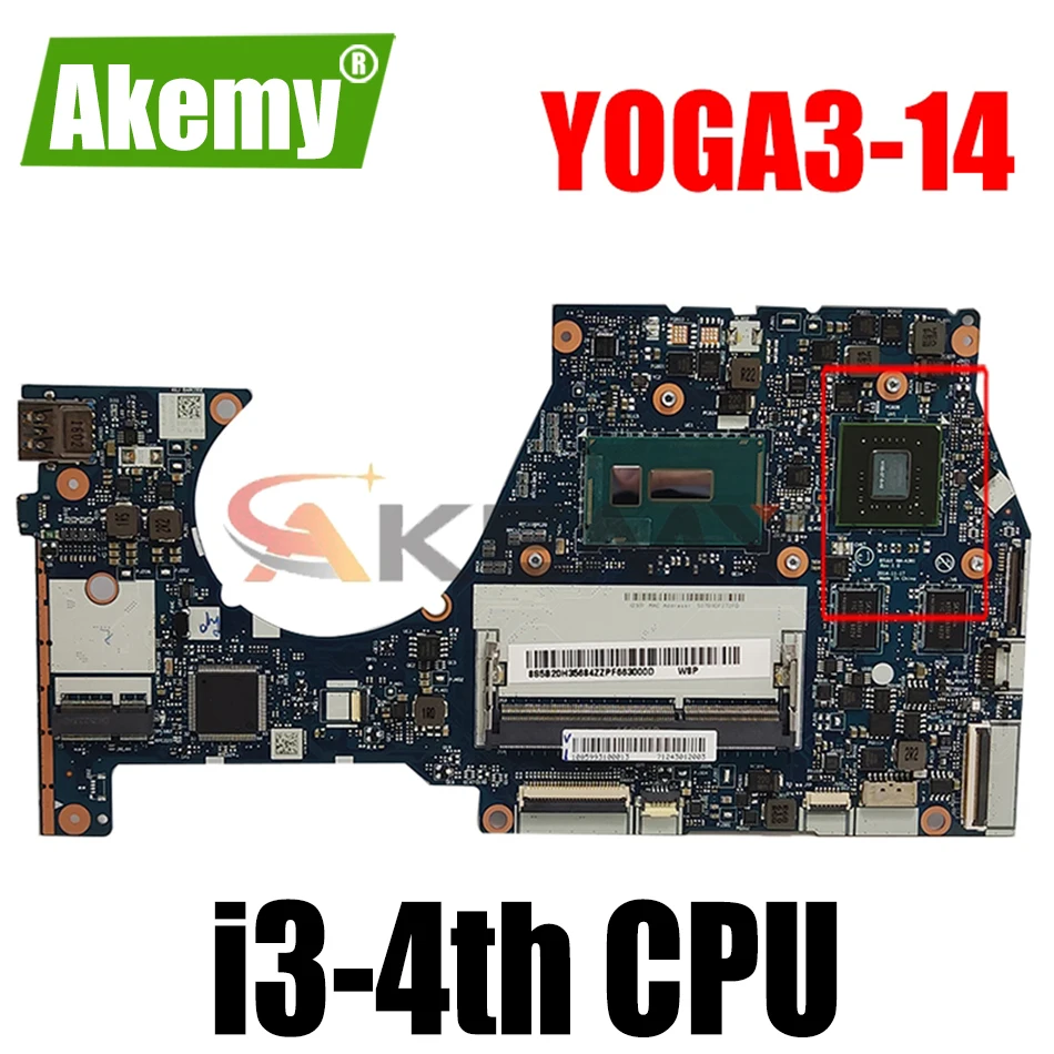Материнская плата для ноутбука Lenovo YOGA 3 14, материнская плата со стандартным процессором 2G, видеокарта 100%, полностью протестирована
Материнская плата для ноутбука Lenovo YOGA 3 14, материнская плата со стандартным процессором 2G, видеокарта 100%, полностью протестирована