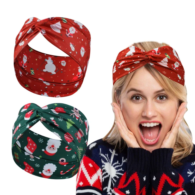 2022 Christmas Printed Headband Hair Accessories for Women Cross Stretch Milk Silk Wide-brimmed Hairband Sports Headwear
2022 Christmas Printed Headband Hair Accessories for Women Cross Stretch Milk Silk Wide-brimmed Hairband Sports Headwear