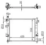 BKI118016 для водяного радиатора двигателя PICANTO 1,0-1,1 11-ручной 
BKI118016 для водяного радиатора двигателя PICANTO 1,0-1,1 11-ручной