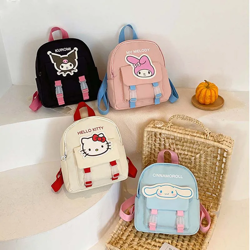 New Sanrios Kuromi Children Backpack Hellokittys Cinnamoroll My Melody Kawaii Canvas Casual Versatile Cute Girls Travel Backpack
New Sanrios Kuromi Children Backpack Hellokittys Cinnamoroll My Melody Kawaii Canvas Casual Versatile Cute Girls Travel Backpack