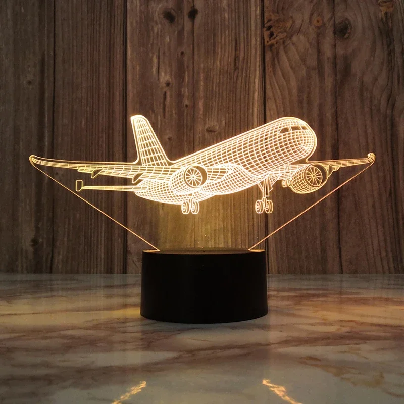3d светодиодный ночник в виде самолета, настольная лампа с Usb, прикроватное украшение, ночник для самолетов, детский подарок на день рождения и Рождество для мальчиков
3d светодиодный ночник в виде самолета, настольная лампа с Usb, прикроватное украшение, ночник для самолетов, детский подарок на день рождения и Рождество для мальчиков