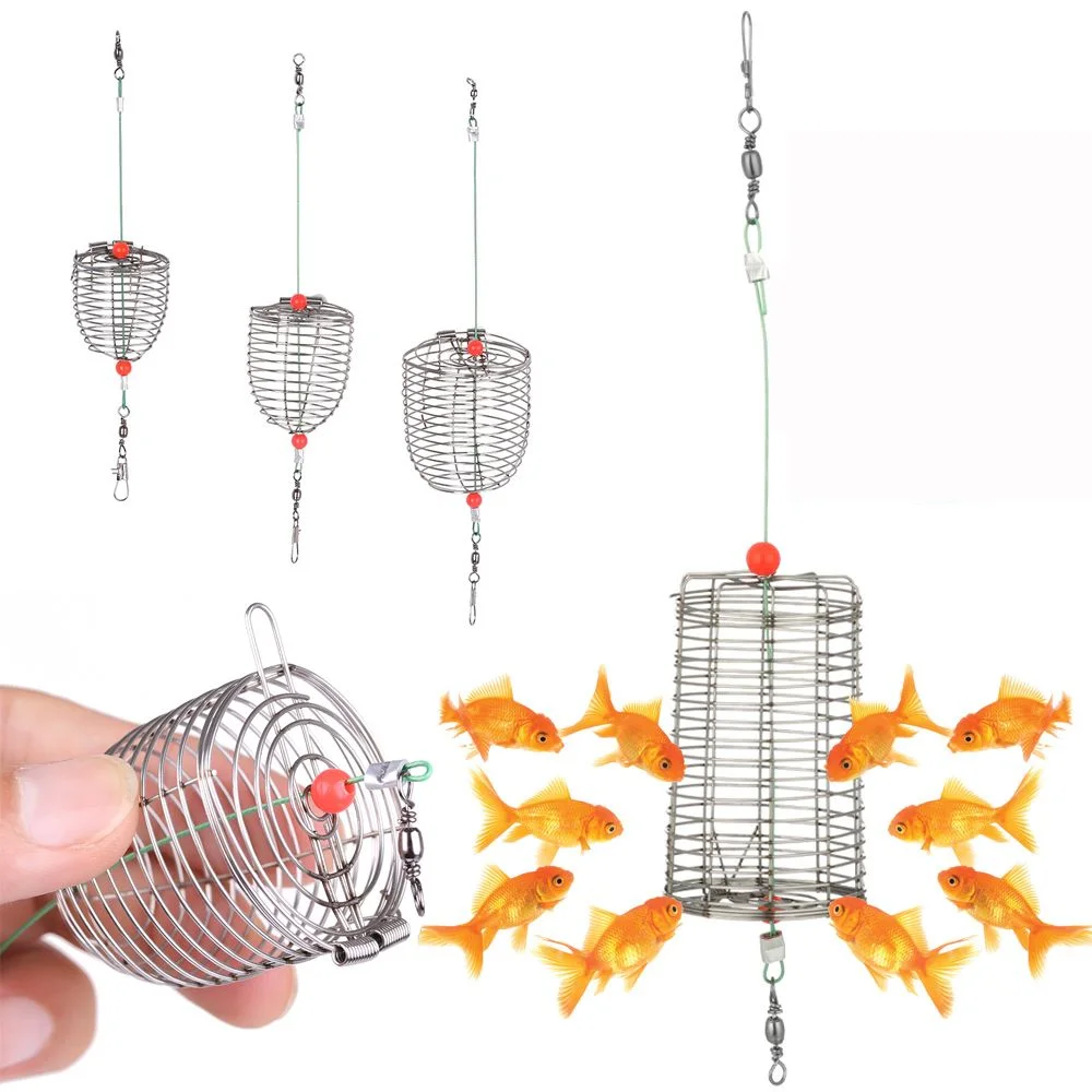 1Pc Small Bait Cage Fishing Tool Stainless Steel Basket Feeder Holder Fishing Lure Cage Shrimp Catch Holder Tackle Accessories
1Pc Small Bait Cage Fishing Tool Stainless Steel Basket Feeder Holder Fishing Lure Cage Shrimp Catch Holder Tackle Accessories