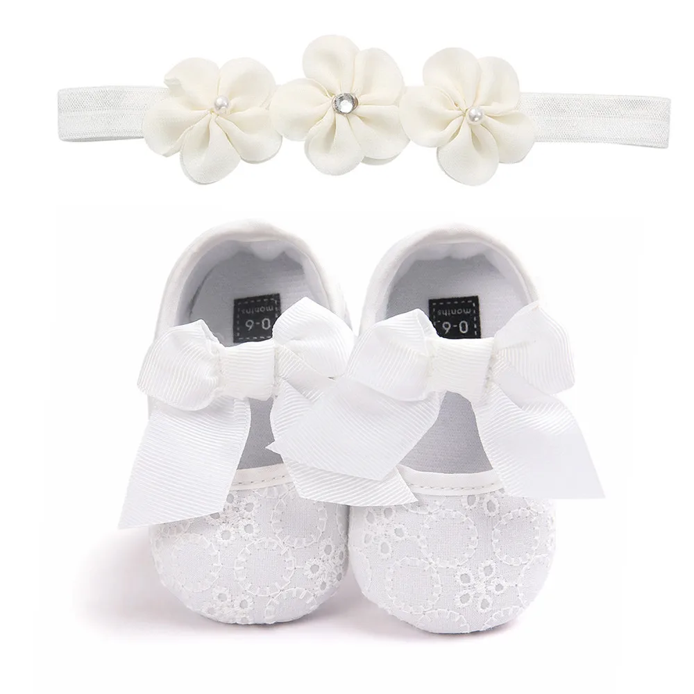 

Baby Girl Bowknot Fashion Toddler First Walkers Kid Shoes+1pc Hairband Baby Girl Shoes Children'S Sneakers Baby Shoe Boy 아기신발