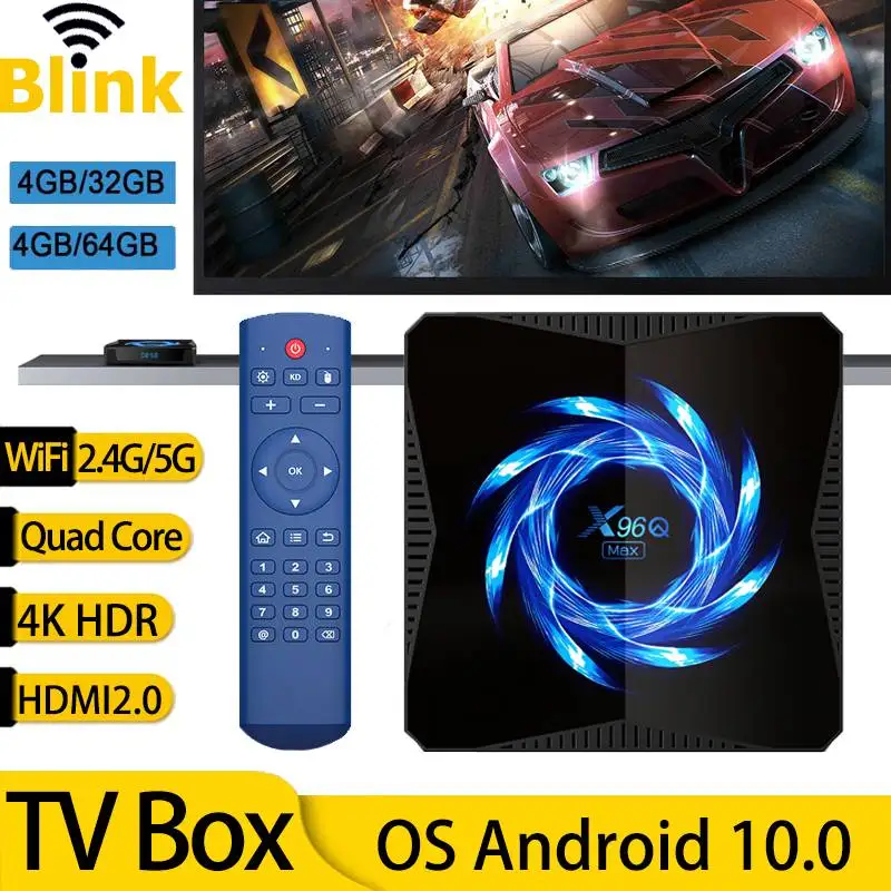 2022 New 4K HDR Mini Smart TV Box Android 10.0 X96Q MAX H616 Quad Core Network Set-top Box 2.4G/5G WiFi+1000M+BT5.0 Media Player
2022 New 4K HDR Mini Smart TV Box Android 10.0 X96Q MAX H616 Quad Core Network Set-top Box 2.4G/5G WiFi+1000M+BT5.0 Media Player