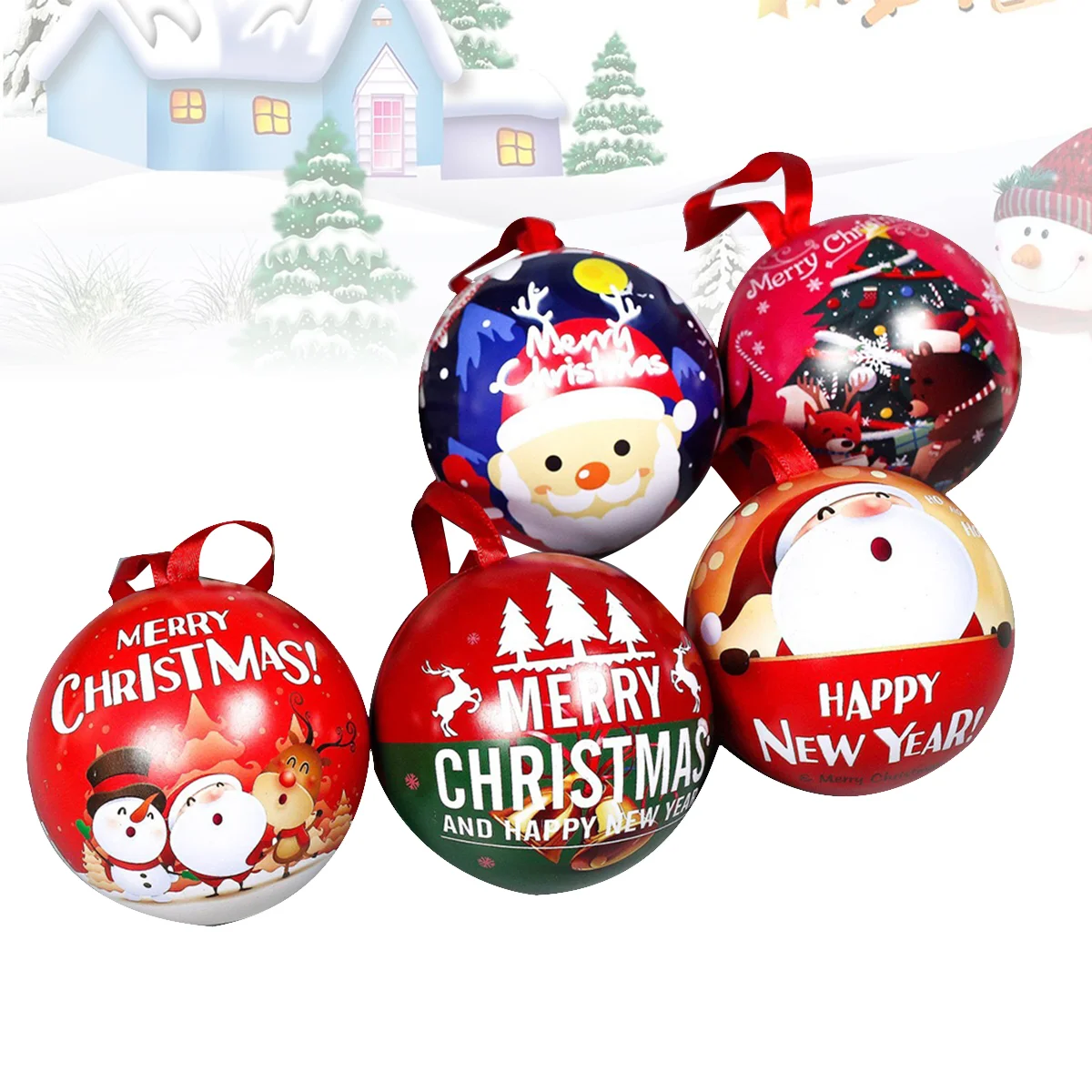 5pcs Storage Boxes Christmas Favor Boxes Fillable Balls Christmas Hanging Ornament Christmas Tree Decorations
5pcs Storage Boxes Christmas Favor Boxes Fillable Balls Christmas Hanging Ornament Christmas Tree Decorations