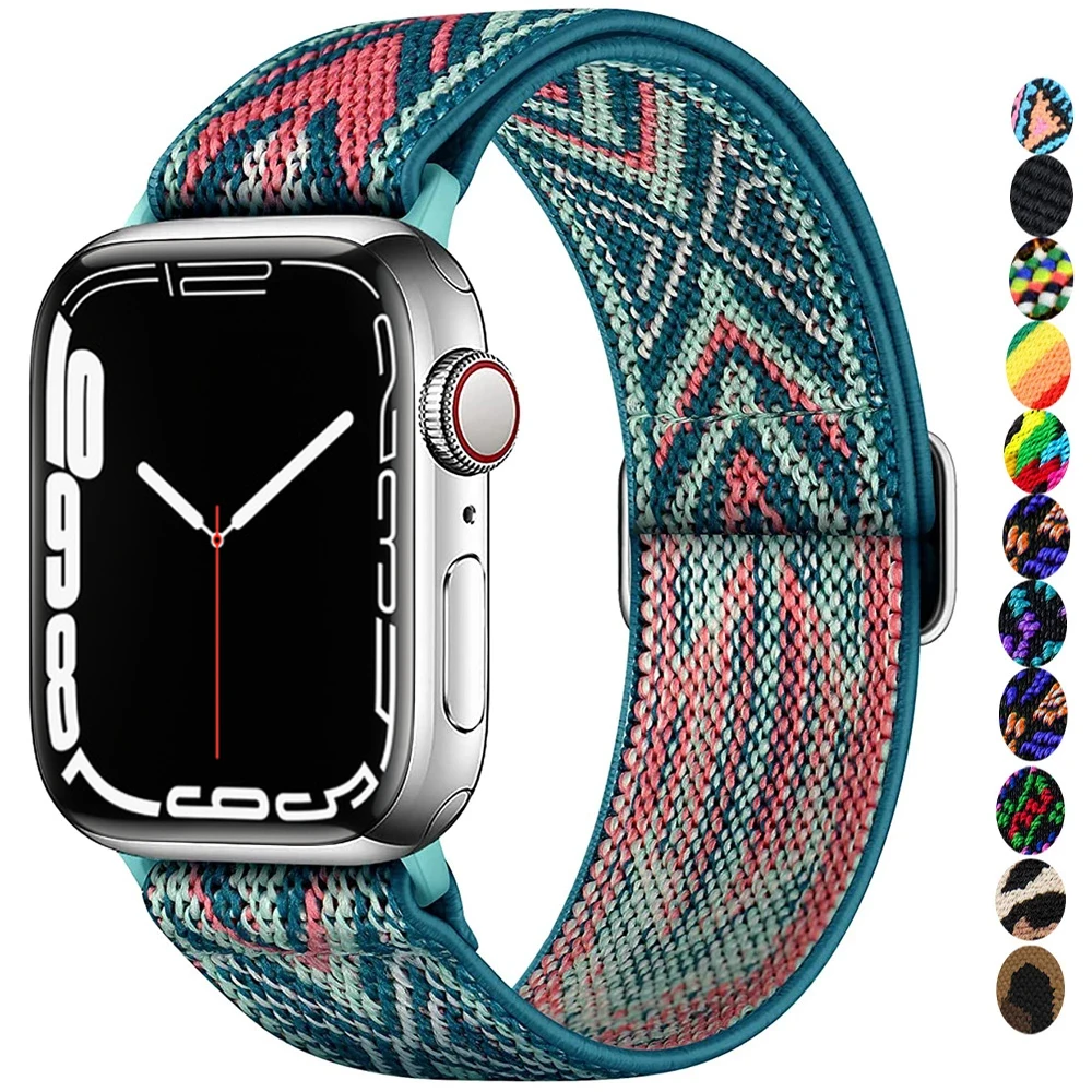 Scrunchie Strap For Apple watch band 44mm 40mm 38mm 42mm solo Loop Nylon Adjustable bracelet iWatch series 7 se 6 5 4 45mm 41mm
Scrunchie Strap For Apple watch band 44mm 40mm 38mm 42mm solo Loop Nylon Adjustable bracelet iWatch series 7 se 6 5 4 45mm 41mm