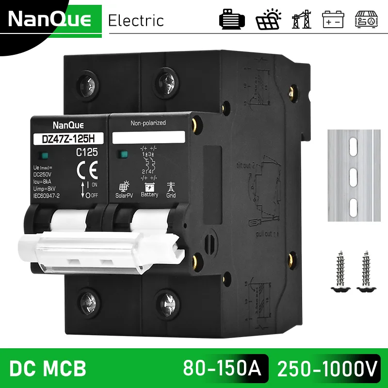 Автомат защити цепи NANQUE 100A 125A 150A
Автомат защити цепи NANQUE 100A 125A 150A