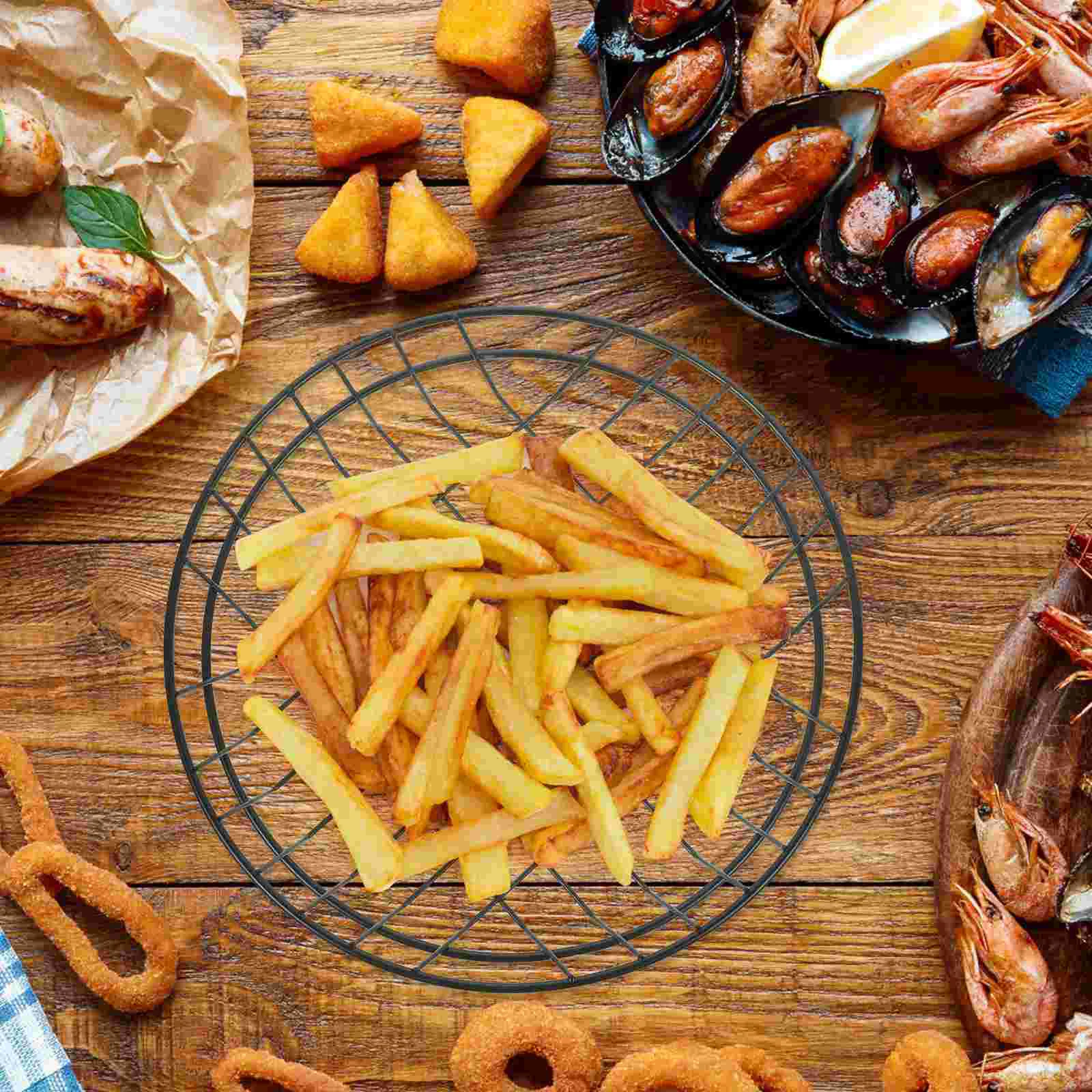 2 Pcs Chips Snack Basket Hollow Design Hotel Decorative Iron Wire Storage Household Eggs Food Snacks Creative Fruit bowl
2 Pcs Chips Snack Basket Hollow Design Hotel Decorative Iron Wire Storage Household Eggs Food Snacks Creative Fruit bowl