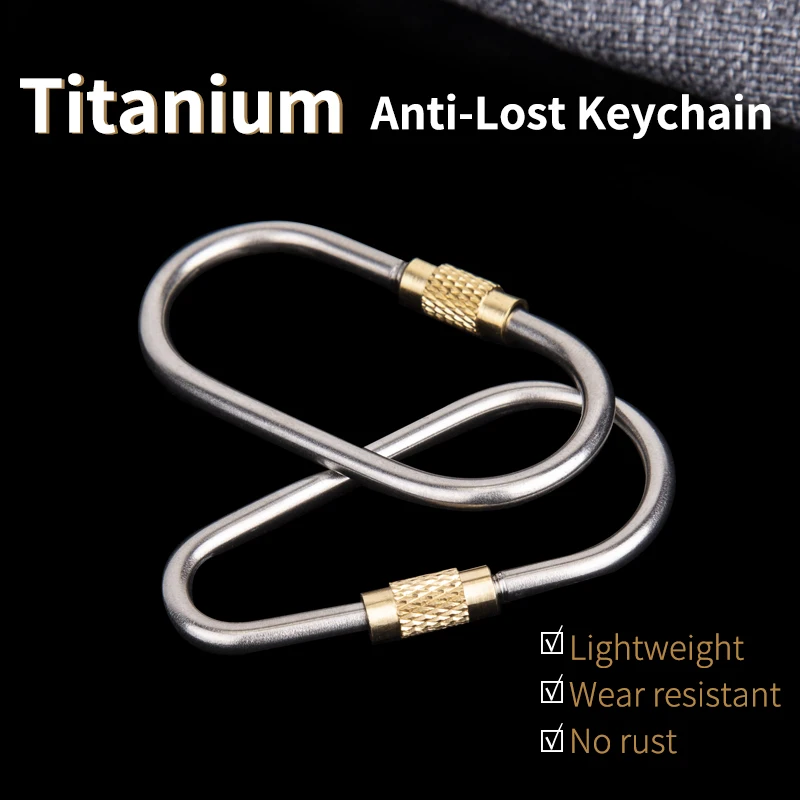 TiTo High Quality Outdoor Climbing Titanium Alloy Tactical Carabiner Water Bottle Backpack Buckle Keychain Titanium Key chain 
TiTo High Quality Outdoor Climbing Titanium Alloy Tactical Carabiner Water Bottle Backpack Buckle Keychain Titanium Key chain