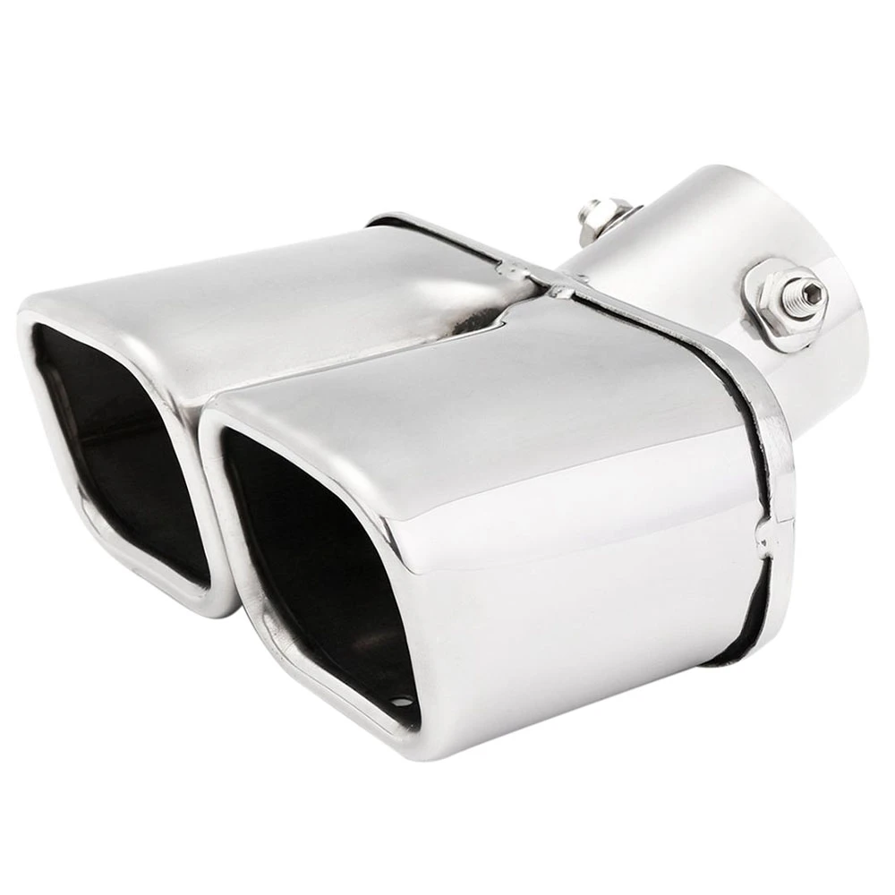 62MM/2.5 inch Dual Outlet Car Exhaust Tip Stainless Steel Slant Rolled Edge Auto Muffler -Silencer Tip Pipe
62MM/2.5 inch Dual Outlet Car Exhaust Tip Stainless Steel Slant Rolled Edge Auto Muffler -Silencer Tip Pipe