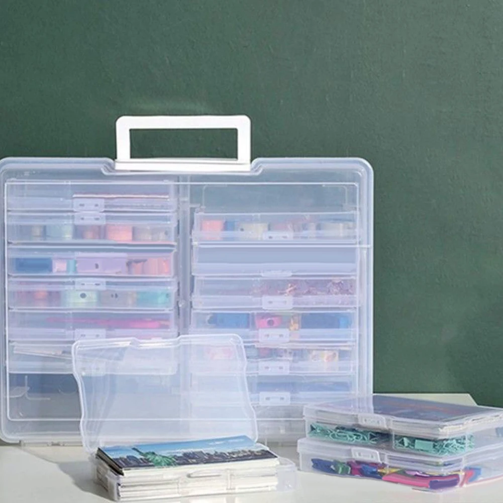Practical Photo Storage Box Case 6.625x 4.75x 1.25inches Big Capacity Buckle Design Multiple Color Versatile Use
Practical Photo Storage Box Case 6.625x 4.75x 1.25inches Big Capacity Buckle Design Multiple Color Versatile Use