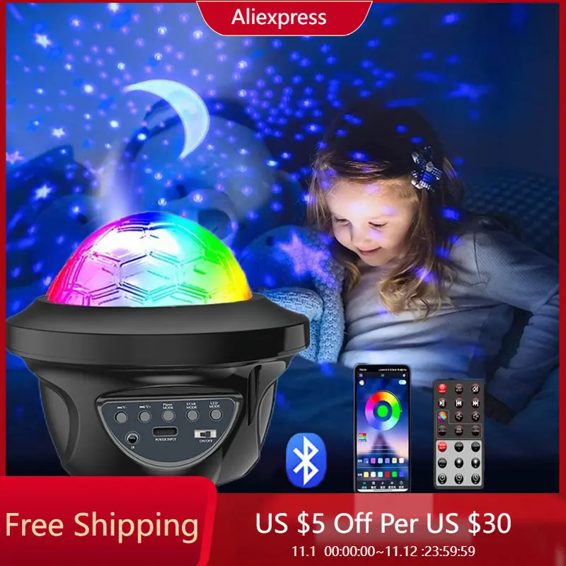 LED Star Galaxy Projector Built-in Bluetooth-Speaker Starry Sky Night Light For Home Bedroom Decoration Kid Valentine's Day Gift
LED Star Galaxy Projector Built-in Bluetooth-Speaker Starry Sky Night Light For Home Bedroom Decoration Kid Valentine's Day Gift