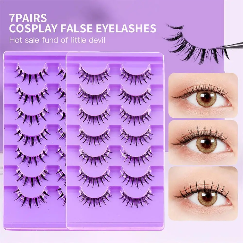 7 Pairs Lashes 3D Clear Band Lashes Natural Look Wispy Lashes Eye Fluffy Eyelashes Fake Eyelashes Mink Pack Cat I2R7
7 Pairs Lashes 3D Clear Band Lashes Natural Look Wispy Lashes Eye Fluffy Eyelashes Fake Eyelashes Mink Pack Cat I2R7