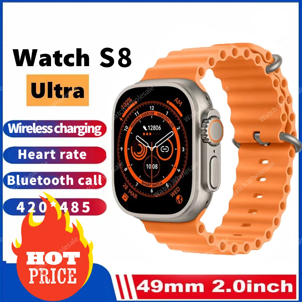 NEW Smart Watch Ultra Series 8 Smartwatch Wireless Charging Bluetooth Call Men Women Fitness Bracelet Gift HD Screen for Apple
NEW Smart Watch Ultra Series 8 Smartwatch Wireless Charging Bluetooth Call Men Women Fitness Bracelet Gift HD Screen for Apple