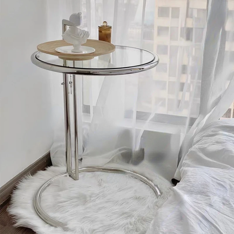 Medieval Stainless Steel Lifting Coffee Table Glass Side Table Light Luxury Simple Creative Ins Transparent Coffee Table
Medieval Stainless Steel Lifting Coffee Table Glass Side Table Light Luxury Simple Creative Ins Transparent Coffee Table
