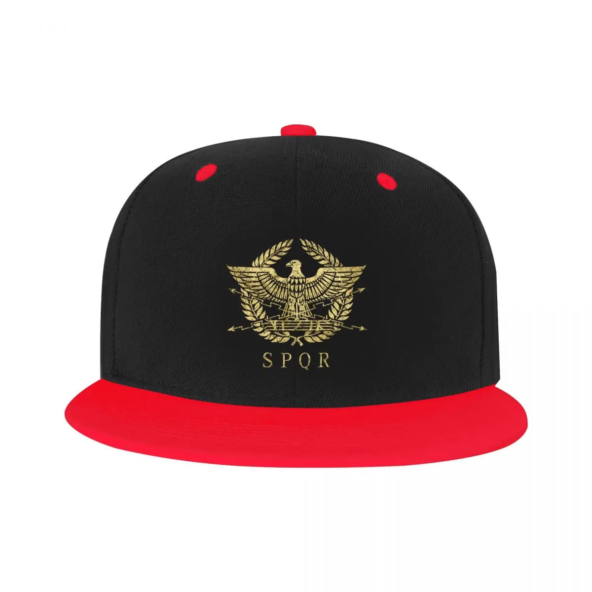 

Retro Roman Empire Emblem Hip Hop Baseball Caps for Breathable Coat of Arms Gladiator Imperial Golden Eagle Dad Hat Snapback