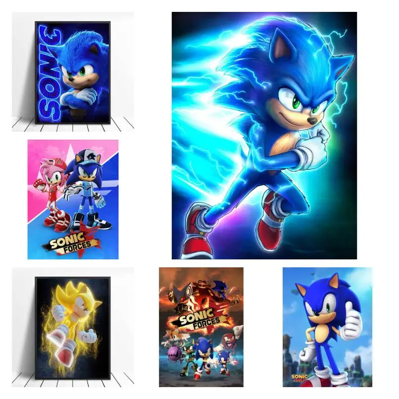 5D Diamond Painting Cross Stitch Kits Cartoon Sonic Video Games Full Drill Square/Round Rhinestone Mosaic Embroidery Home Decor
5D Diamond Painting Cross Stitch Kits Cartoon Sonic Video Games Full Drill Square/Round Rhinestone Mosaic Embroidery Home Decor