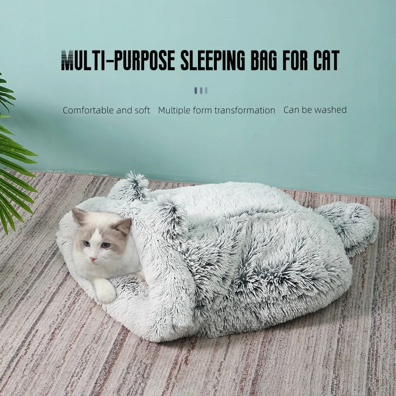 A Warm Cat Bed Cat Sleeping Bag Warm Semi-closed Cat Villa Cat Nest Pet Products In Autumn and Winter cat accessories
A Warm Cat Bed Cat Sleeping Bag Warm Semi-closed Cat Villa Cat Nest Pet Products In Autumn and Winter cat accessories