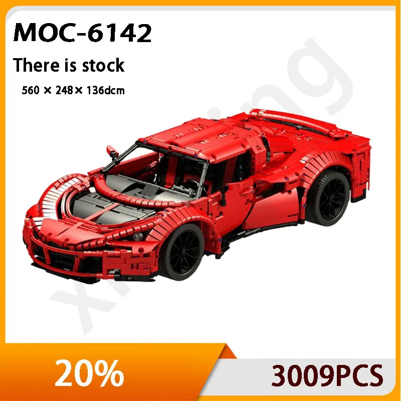 

MOC-6142 Venom GT Supercar Bricks High Difficulty Builder Racing Bricks Adult Toys Birthday Gifts Christmas Gifts MOC Set