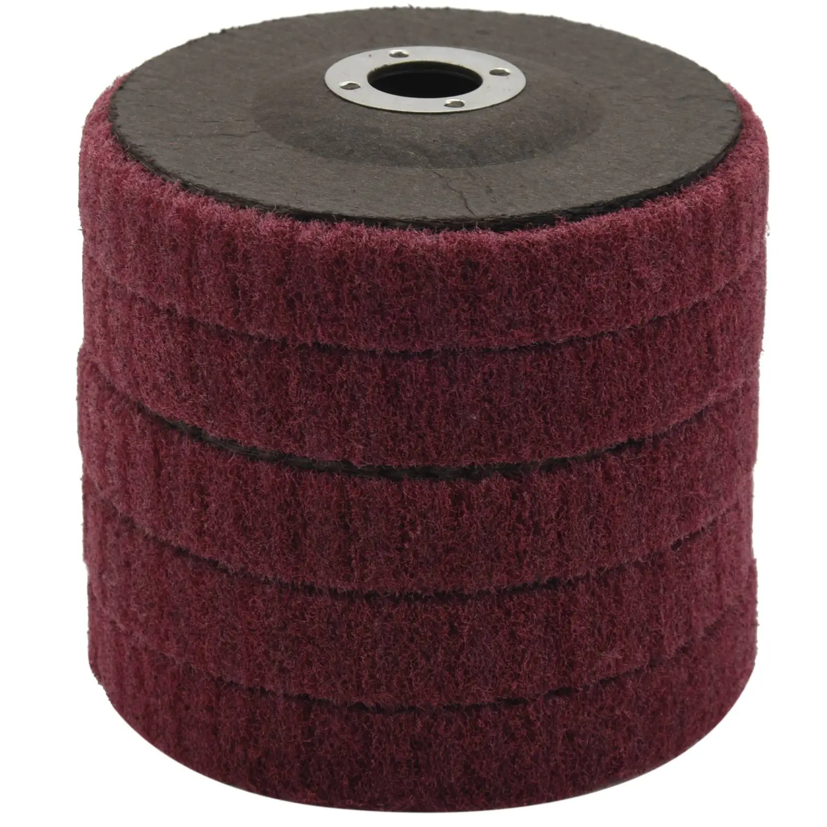 5Pcs 4 Inch Nylon Fiber Flap Disc Polishing Grinding Wheel,Scouring Pad Buffing Wheel for Angle Grinder 
5Pcs 4 Inch Nylon Fiber Flap Disc Polishing Grinding Wheel,Scouring Pad Buffing Wheel for Angle Grinder