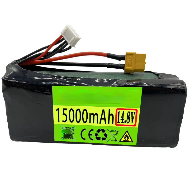 Rechargeable 18650 Li-Ion Battery 14.8V 15Ah High Capacity UAV 4S3P 16.8V For Various RC Airplane Quadrotor Etc XH2.54-5P XT60
Rechargeable 18650 Li-Ion Battery 14.8V 15Ah High Capacity UAV 4S3P 16.8V For Various RC Airplane Quadrotor Etc XH2.54-5P XT60