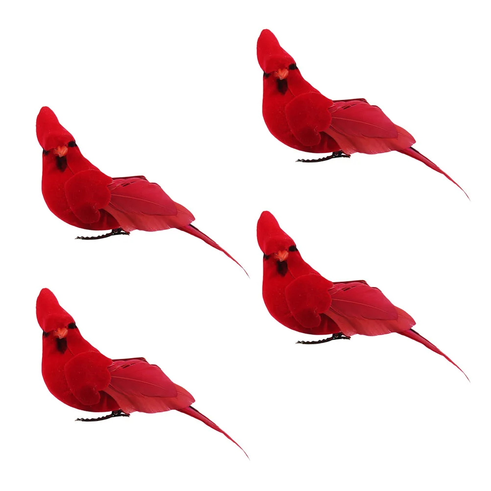 Bird Birds Artificial Christmas Decor Ornament Tree Cardinal Clipred Decorationfigurine Feathered Fakeornaments Clips Animal
Bird Birds Artificial Christmas Decor Ornament Tree Cardinal Clipred Decorationfigurine Feathered Fakeornaments Clips Animal