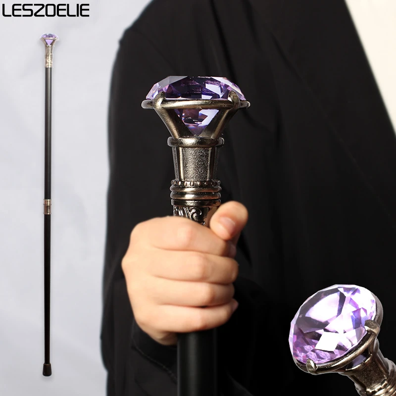 Lavender Luxury Crystal Handle Walking Stick Lady Party Decorative Walking Cane Female Elegant Diamond Style Walking Sticks
Lavender Luxury Crystal Handle Walking Stick Lady Party Decorative Walking Cane Female Elegant Diamond Style Walking Sticks