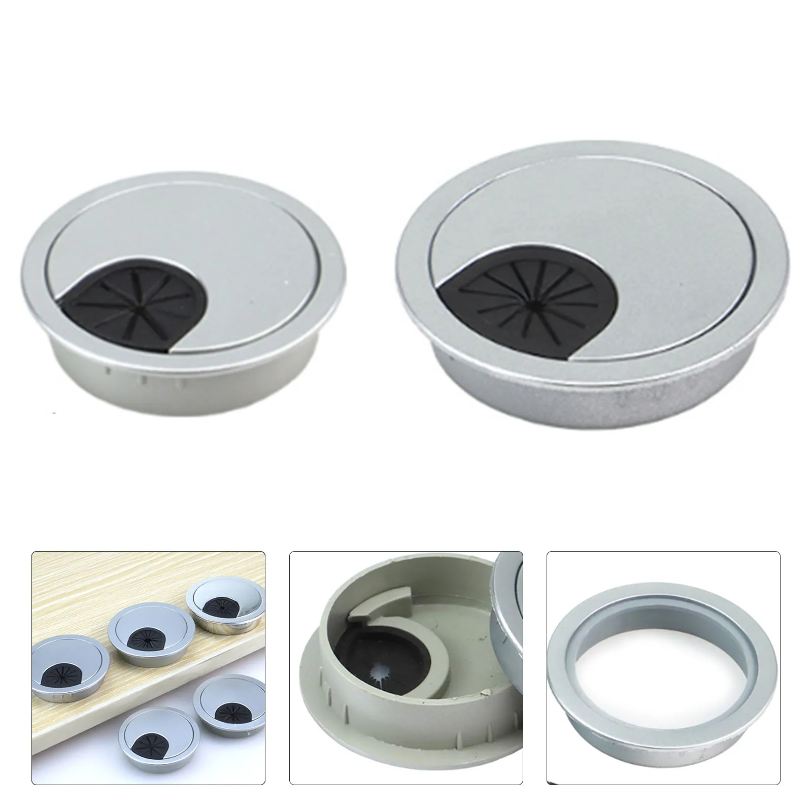10pcs Circular Cable Cord Grommet Threading Box Office Desktop Plastic Wiring Cover Threading Hole Cover Wire Pass Organizer
10pcs Circular Cable Cord Grommet Threading Box Office Desktop Plastic Wiring Cover Threading Hole Cover Wire Pass Organizer