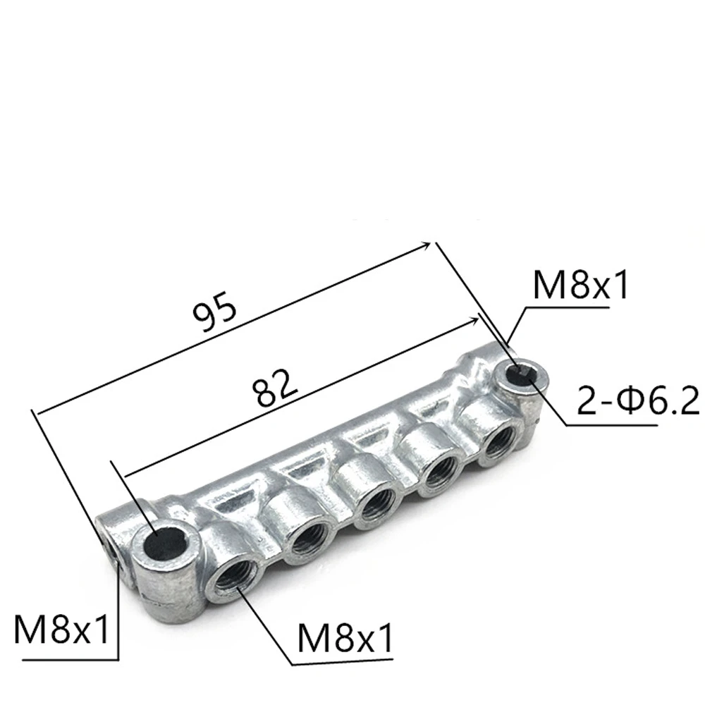 Шаг M8 M10 1 мм 2 3 4 5 6 7 8 10 способов 4-12 портов сопротивление цинкового сплава распределитель масла блочный сплиттер система смазки
Шаг M8 M10 1 мм 2 3 4 5 6 7 8 10 способов 4-12 портов сопротивление цинкового сплава распределитель масла блочный сплиттер система смазки