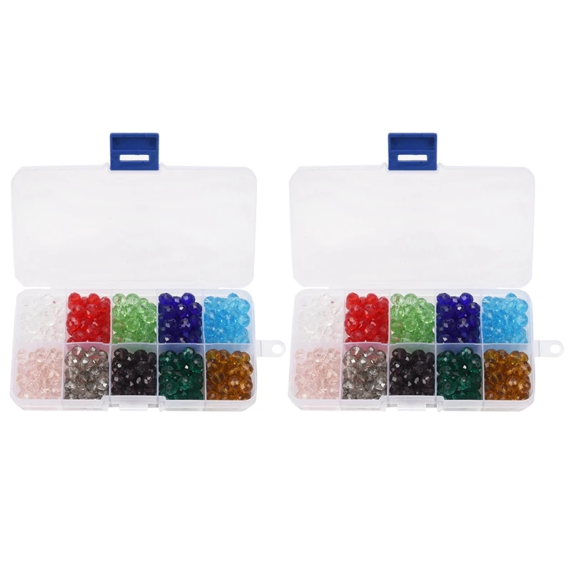 600 Pcs Glass Beads, 8mm 10 Color Faceted Beads Crystal Beads for Jewelry Making, DIY Beading Projects, Bracelets
600 Pcs Glass Beads, 8mm 10 Color Faceted Beads Crystal Beads for Jewelry Making, DIY Beading Projects, Bracelets