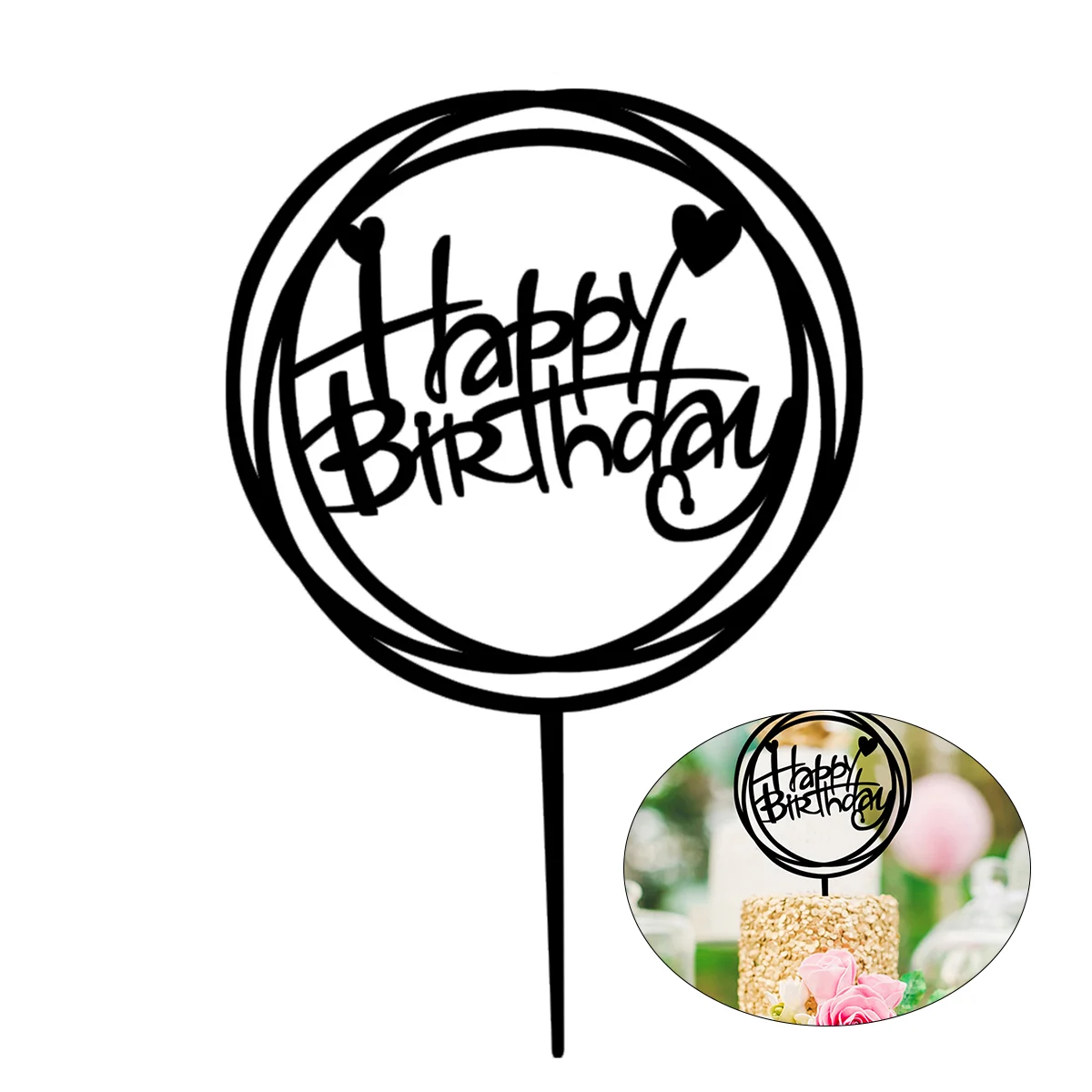 Cake Topper, Birthday Party Ideas, Cake Decoration, Birthday Party Decoration Supplies ( Black )
Cake Topper, Birthday Party Ideas, Cake Decoration, Birthday Party Decoration Supplies ( Black )