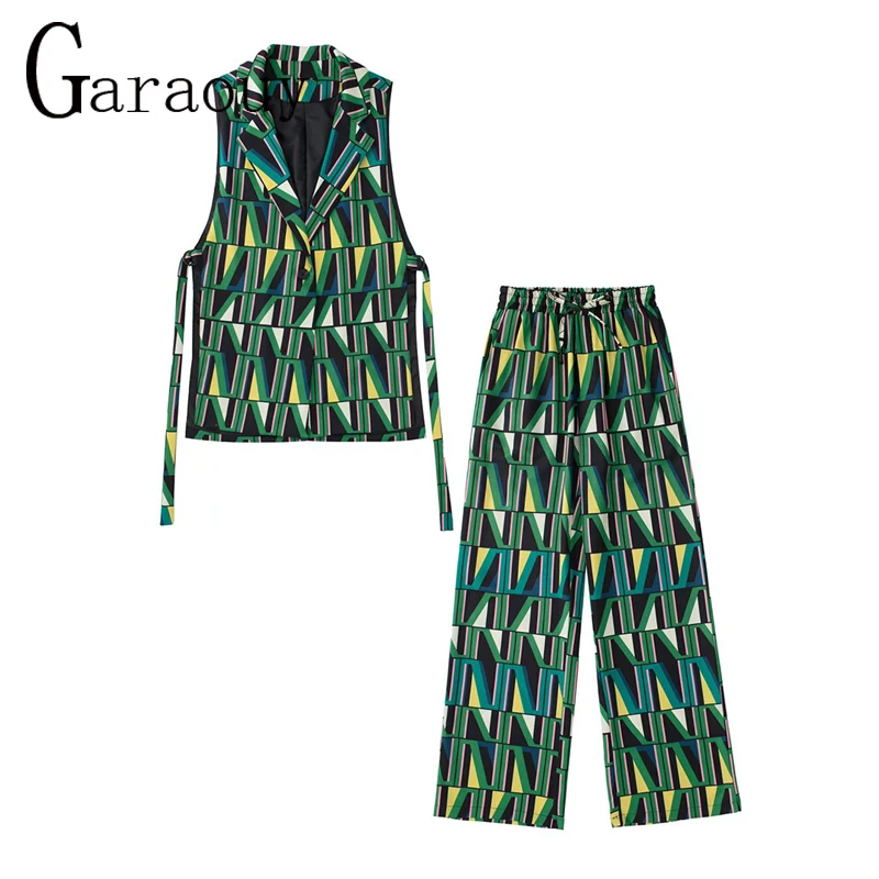 Летний женский костюм Garaouy 2022, тонкий жилет с принтом + прямые брюки с эластичным поясом, винтажный женский жилет без рукавов, шикарный Топ дл...
Летний женский костюм Garaouy 2022, тонкий жилет с принтом + прямые брюки с эластичным поясом, винтажный женский жилет без рукавов, шикарный Топ дл...