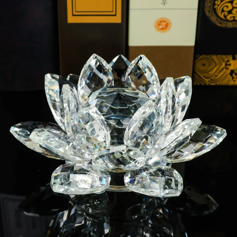 Хрустальный подсвечник цветок лотоса 
Хрустальный подсвечник цветок лотоса
