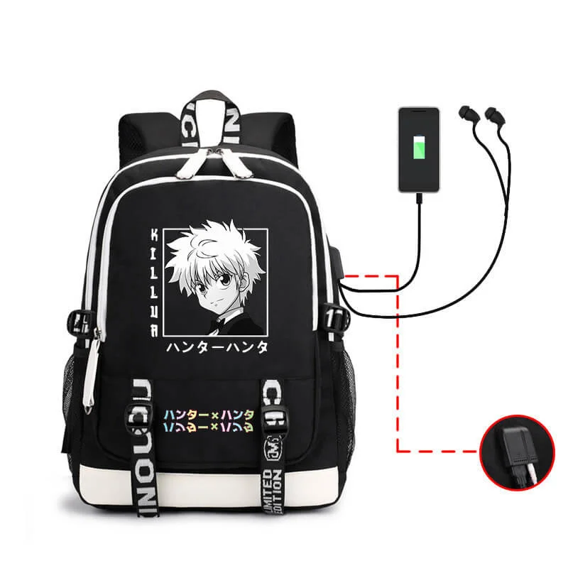 Вместительные школьные ранцы Hunter X охотничий рюкзак Harajuku с аниме принтом для подростков, рюкзак для путешествий
Вместительные школьные ранцы Hunter X охотничий рюкзак Harajuku с аниме принтом для подростков, рюкзак для путешествий
