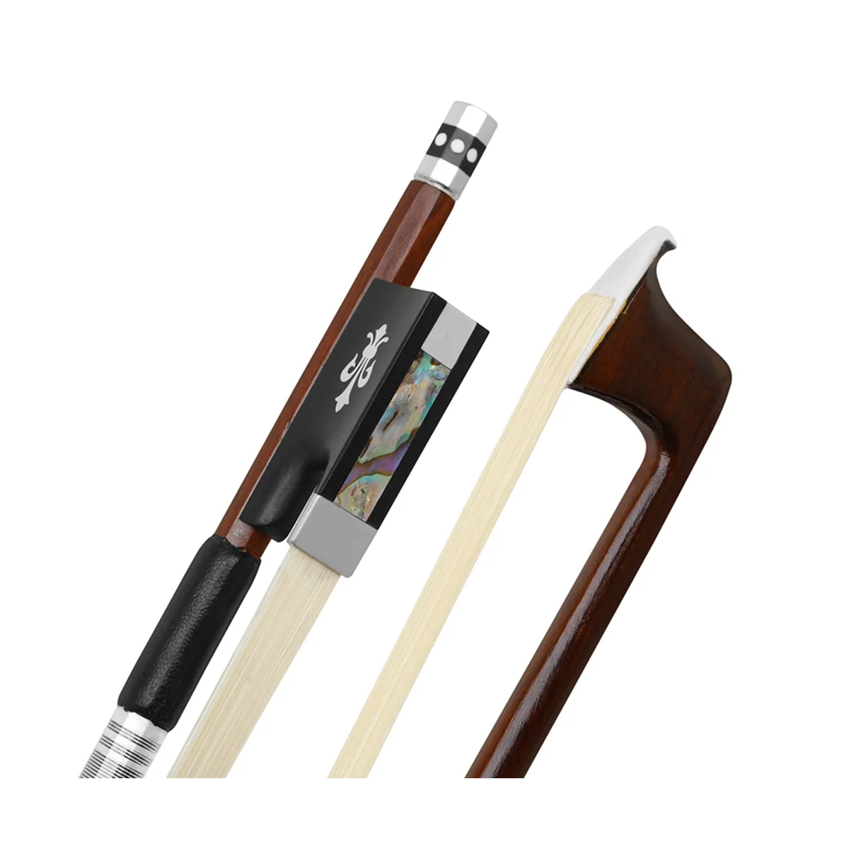 QA-21 Violin Bow 4/4 Green Sandalwood Pure Horsetail Carved Plus Line Silver Sheepskin Hand Rest Bow
QA-21 Violin Bow 4/4 Green Sandalwood Pure Horsetail Carved Plus Line Silver Sheepskin Hand Rest Bow