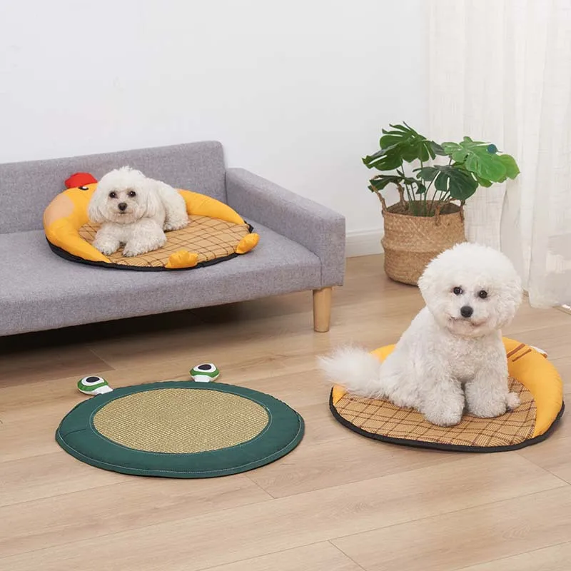 Summer Cool Pet Sofa Beds Weaving Rattan Pillow To Lean on Mat Cat Dog Nest Etachable Prevent Cervical Spondylosis Pet Bed
Summer Cool Pet Sofa Beds Weaving Rattan Pillow To Lean on Mat Cat Dog Nest Etachable Prevent Cervical Spondylosis Pet Bed