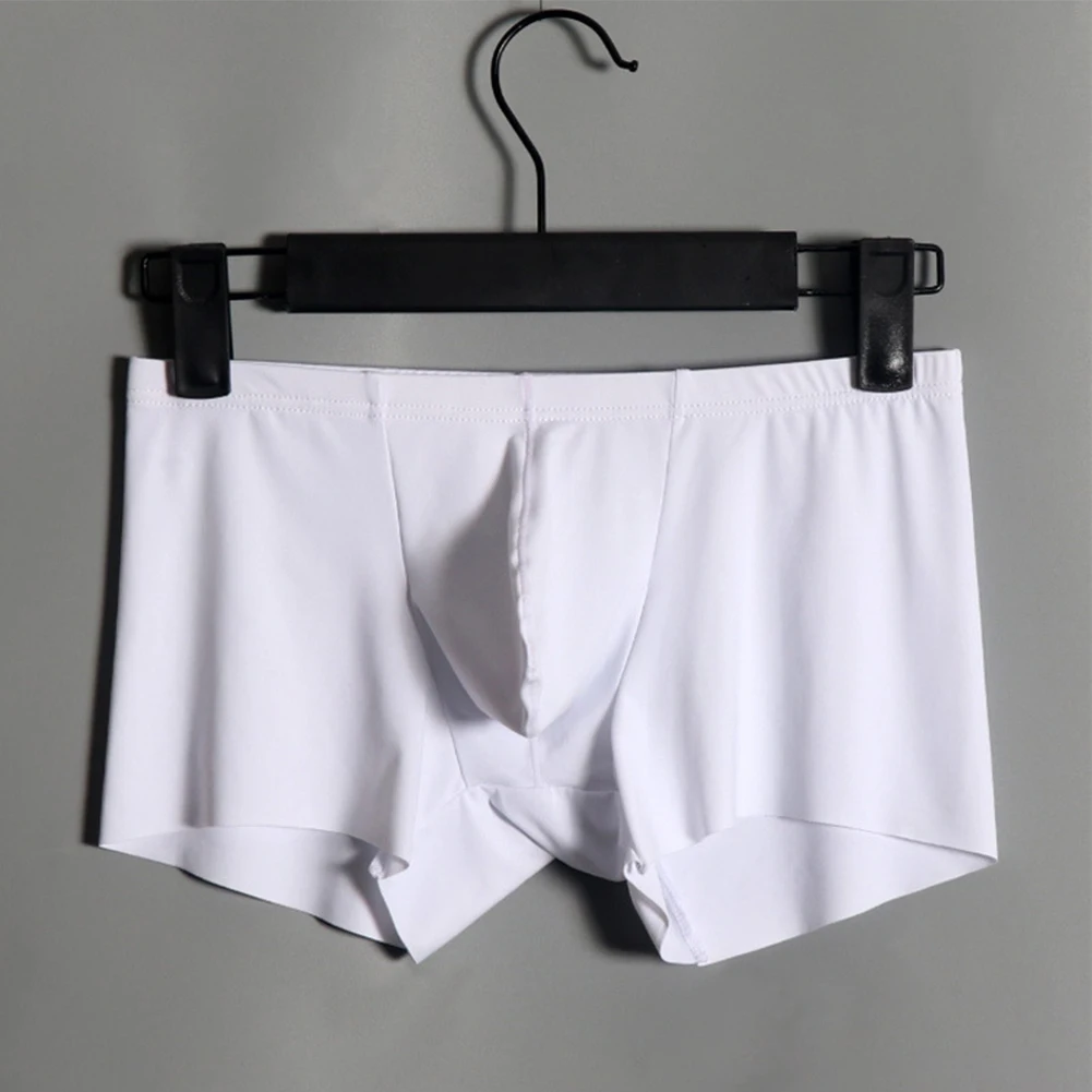 Ice Silk Mens Underwear Boxer Briefs Sexy Shorts U Convex Pouch Panties Scrotum Bulge Underpants Seamless Boxershorts
Ice Silk Mens Underwear Boxer Briefs Sexy Shorts U Convex Pouch Panties Scrotum Bulge Underpants Seamless Boxershorts