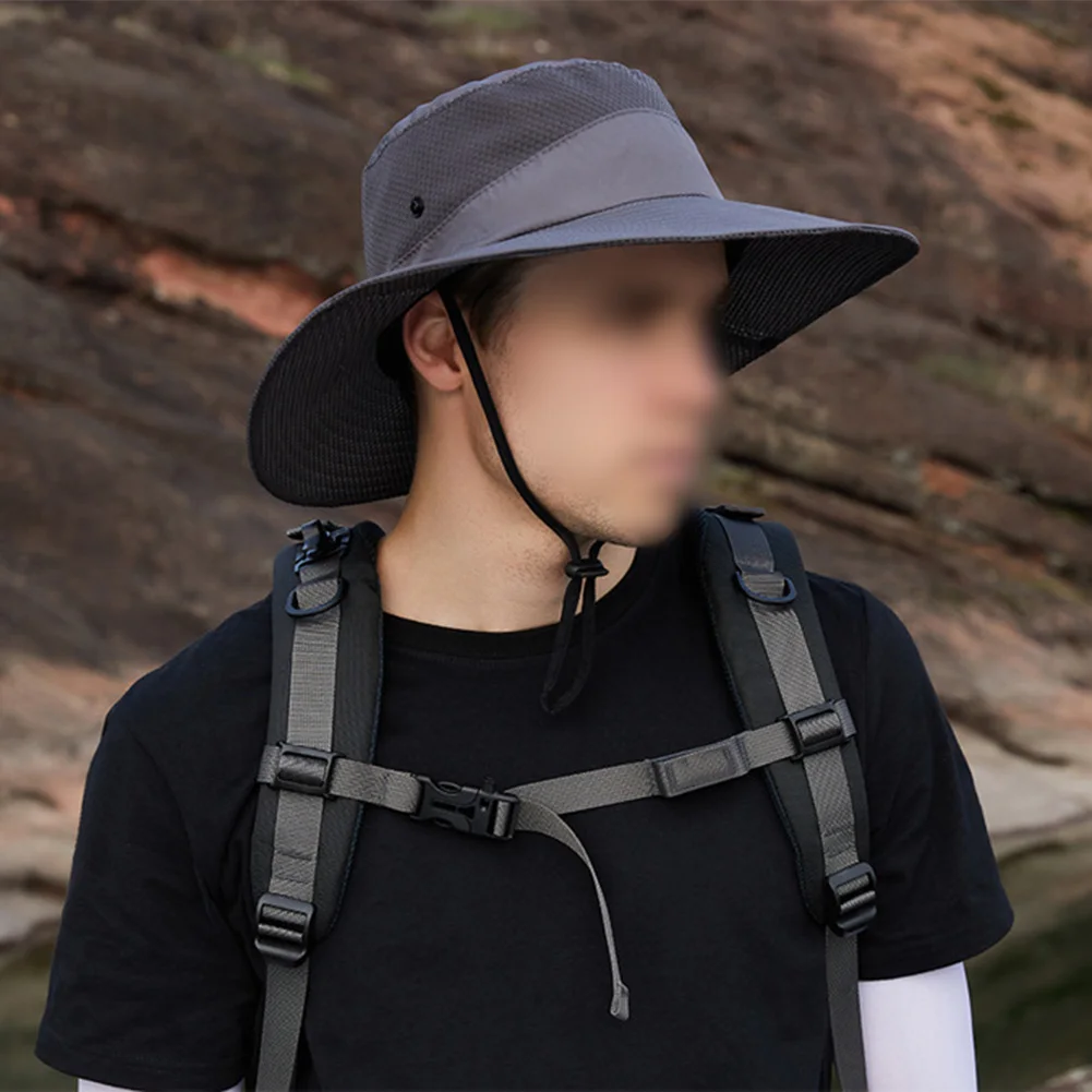 Portable Fisherman Hat Mesh Holes Wide Brim Hat Breathable Outdoor Hiking Boonie Hat Sun Hat For Men Women 2022 NEW
Portable Fisherman Hat Mesh Holes Wide Brim Hat Breathable Outdoor Hiking Boonie Hat Sun Hat For Men Women 2022 NEW