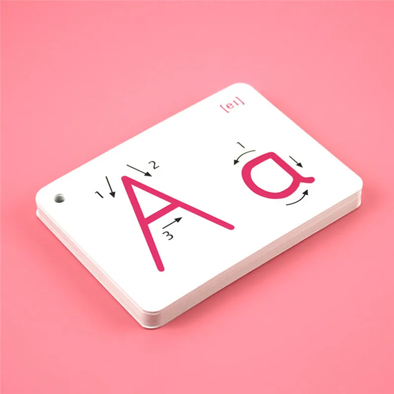 26 Letter English Flash Card Handwritten Montessori Early Development Learning Educational Toy For Children Kid Gift With Buckle
26 Letter English Flash Card Handwritten Montessori Early Development Learning Educational Toy For Children Kid Gift With Buckle