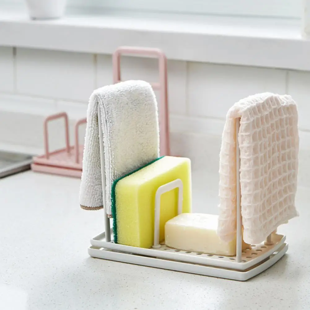 1 Set Sponge Organizer Great Dish Cloth Drying Storage Rack Multi-purpose Long Lasting Drain Rack
1 Set Sponge Organizer Great Dish Cloth Drying Storage Rack Multi-purpose Long Lasting Drain Rack