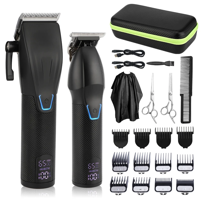 Professional Cordless 6500RPM Adjustable Hair Trimmer For Men Beard Hair Clipper Electric Hair Cutting Machine Barber Shop Kit
Professional Cordless 6500RPM Adjustable Hair Trimmer For Men Beard Hair Clipper Electric Hair Cutting Machine Barber Shop Kit