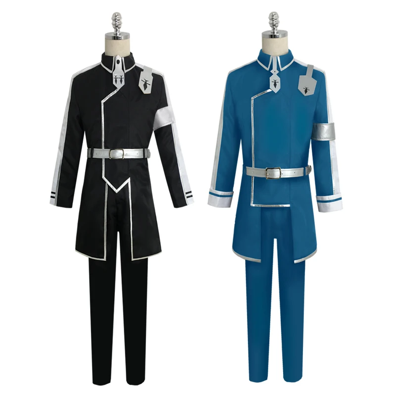 Anime Sword Art Online Alicization Eugeo Cosplay Costume Blue Battle Suit SAO Uniform Men Halloween Full Set Long Overcoat
Anime Sword Art Online Alicization Eugeo Cosplay Costume Blue Battle Suit SAO Uniform Men Halloween Full Set Long Overcoat